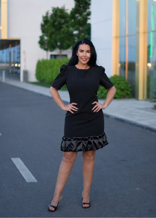 Lady – Rochie elegantă cu detaliu din tafta
