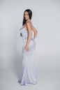 Bling Enchant long silk jewel dress