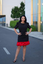 Lady – Rochie elegantă cu detaliu din tafta