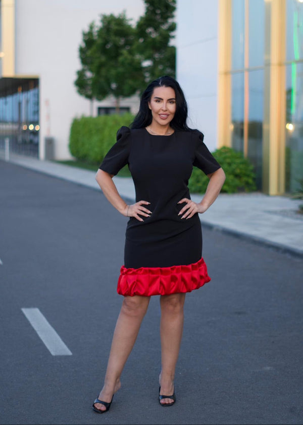 Lady – Rochie elegantă cu detaliu din tafta