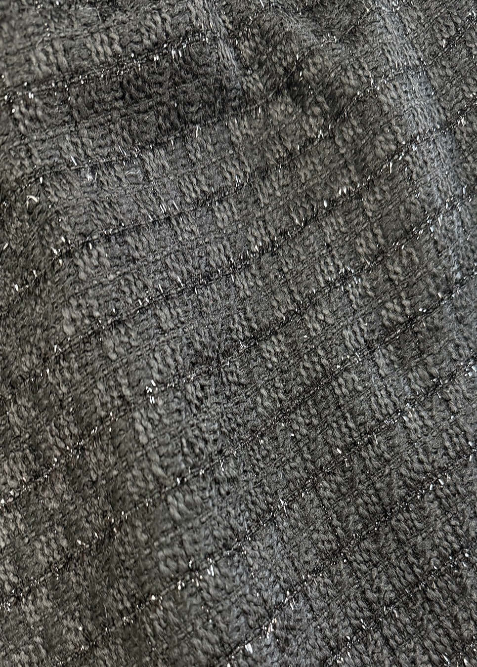 Textură țesătură tip Chanel din Sarafan luxury "MONARQUE" cu nasturi aurii