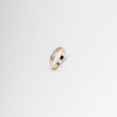 Unisex bracelet and ring set with crystals – screw luxury model | silver / gold