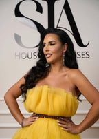 Cercei Riana eleganți cu cristale multicolore Sia House pentru femei elegante