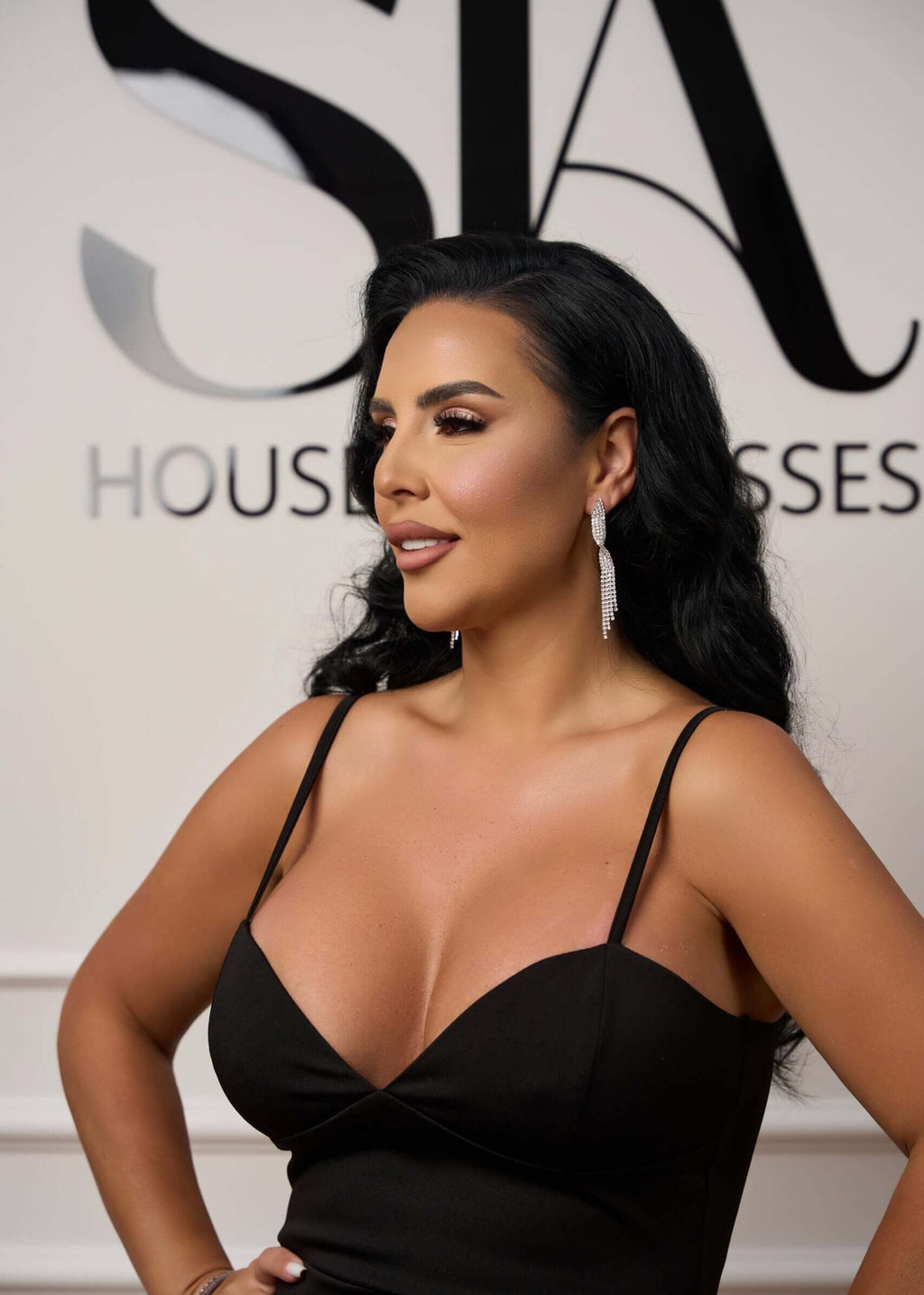 Cercei Aylin cu Cristale Sia House pentru femei elegante