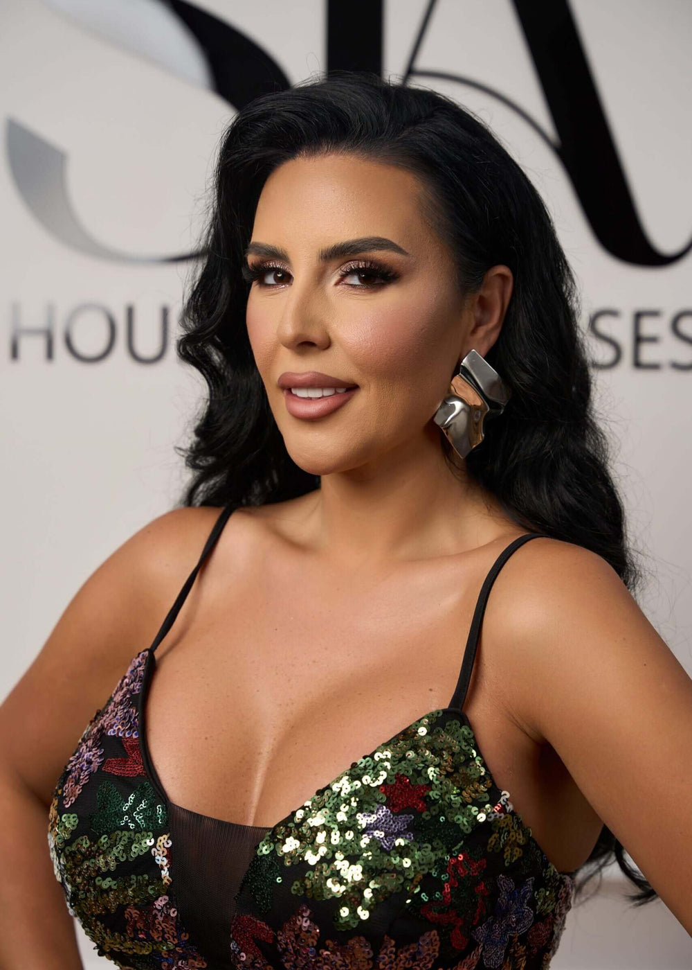 Cercei Leyla din metal argintiu - Sia House Sia House pentru femei elegante