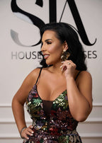 Cercei Ava din metal auriu - Sia House Sia House pentru femei elegante