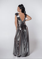 Bling Estera Illusion Metallic Jumpsuit