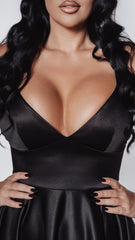 Bling Muse long taffeta dress