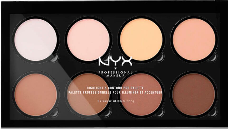 NYX professional makeup highlight &amp; contour pro palette