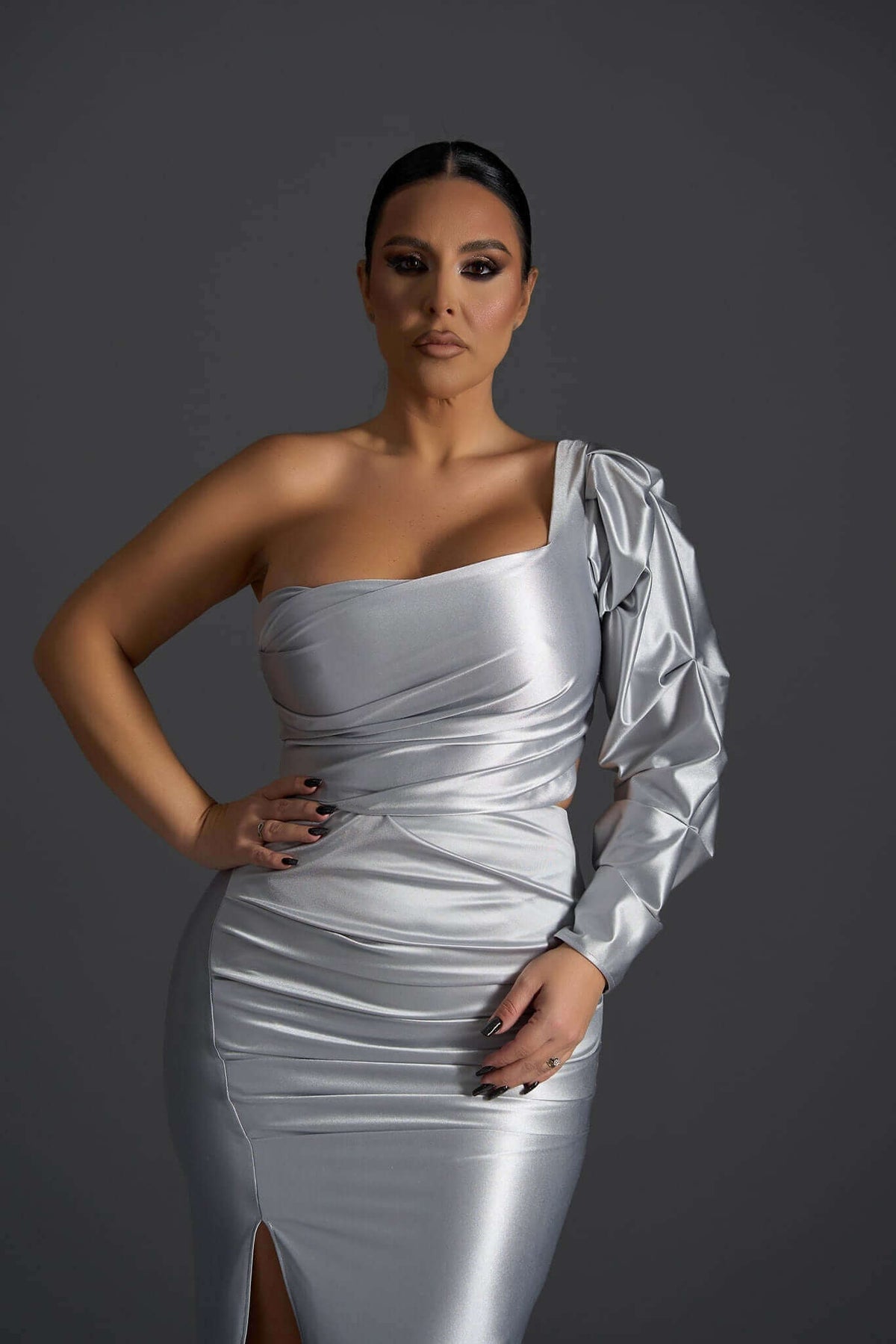 Silk Venom Midi Dress