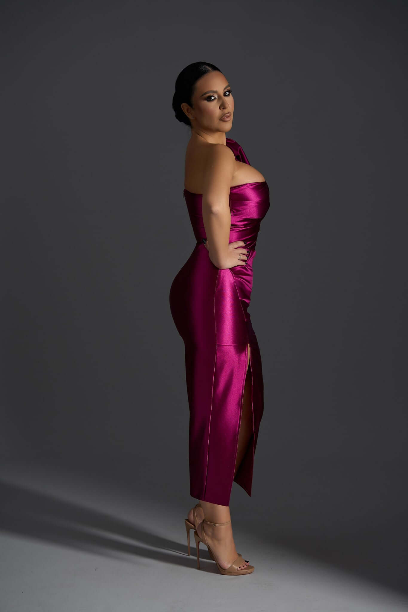 Silk Venom Midi Dress