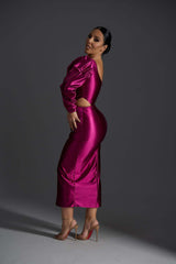 Silk Venom Midi Dress