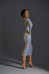 Savage Pearl Midi Dress