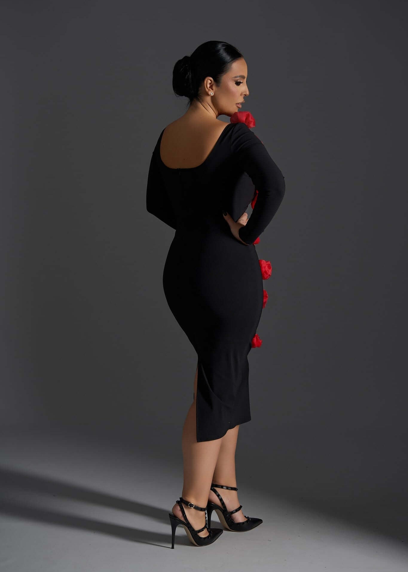 Rose Affair Midi Dress Secondary image