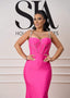 Rochie Mirabelle de seară din lycra roz intens - Sia House Sia House pentru femei elegante