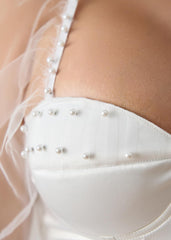 Rochie Teresa din tull cu perle - Sia House Of Dresses Sia House pentru femei elegante