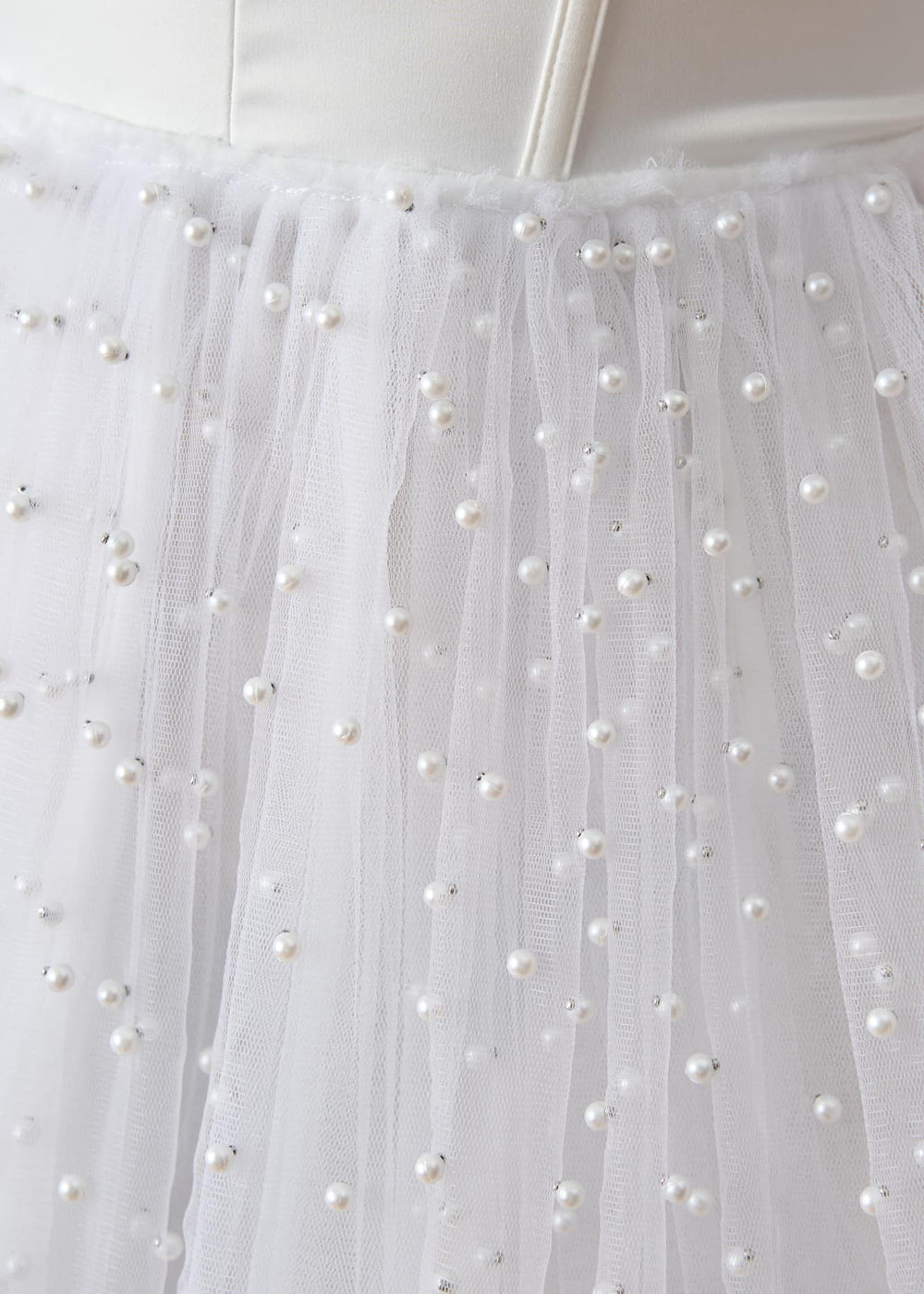 Rochie Teresa din tull cu perle - Sia House Of Dresses Sia House pentru femei elegante