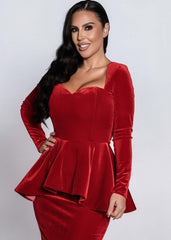 Velvet Sinner Midi Dress